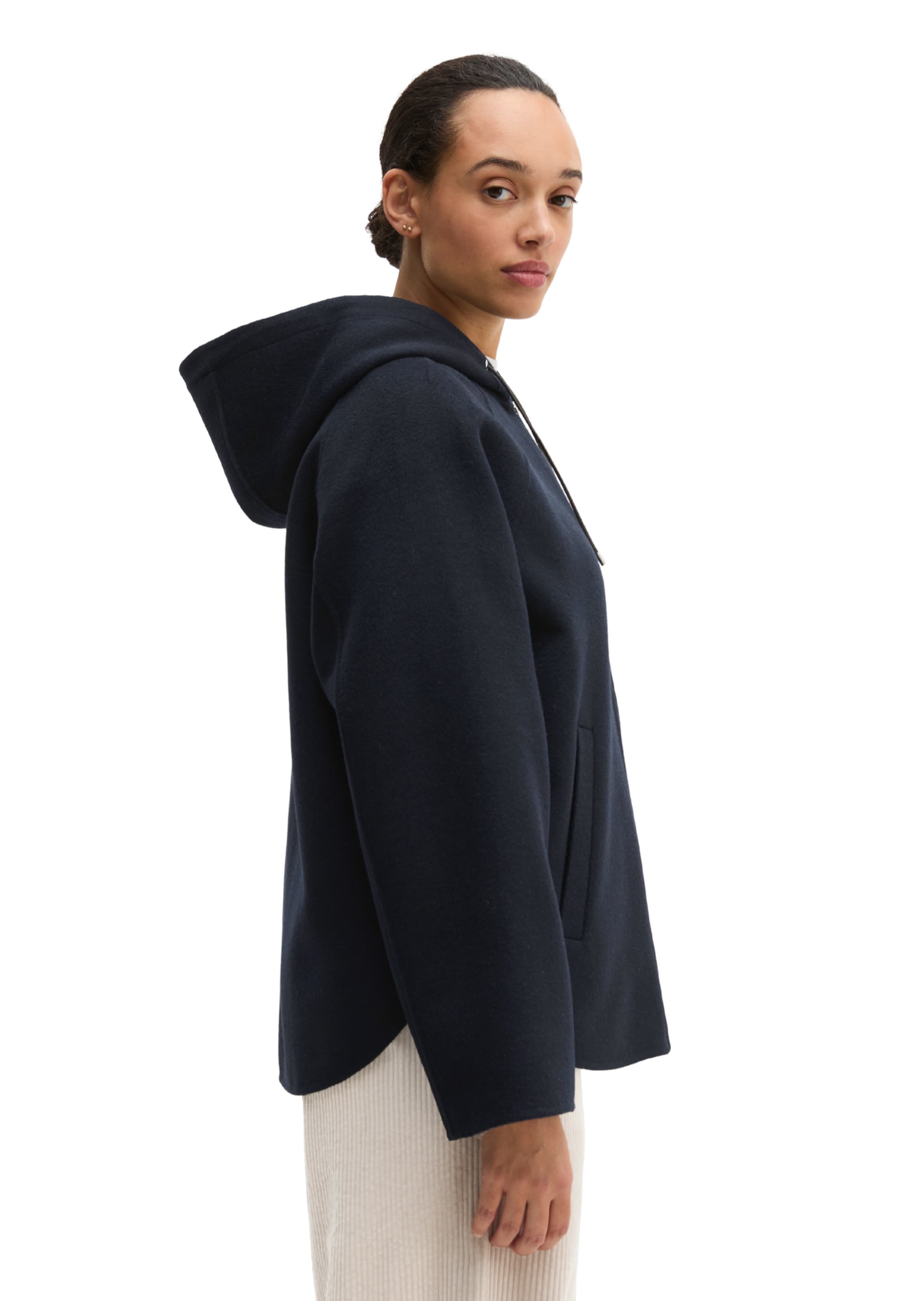 Marc O'Polo Winterjas in Blauw: zijkant