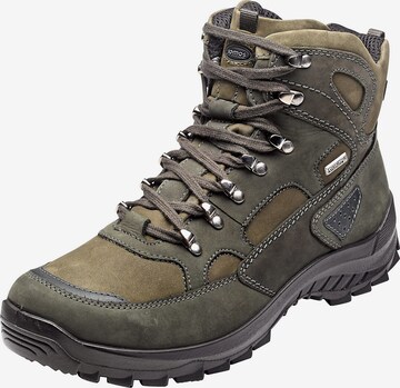 JOMOS Lace-Up Boots in Green: front