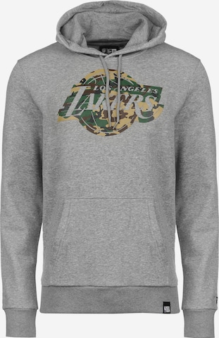 NEW ERA Sweatshirt 'NBA Los Angeles Lakers' in Grey: front