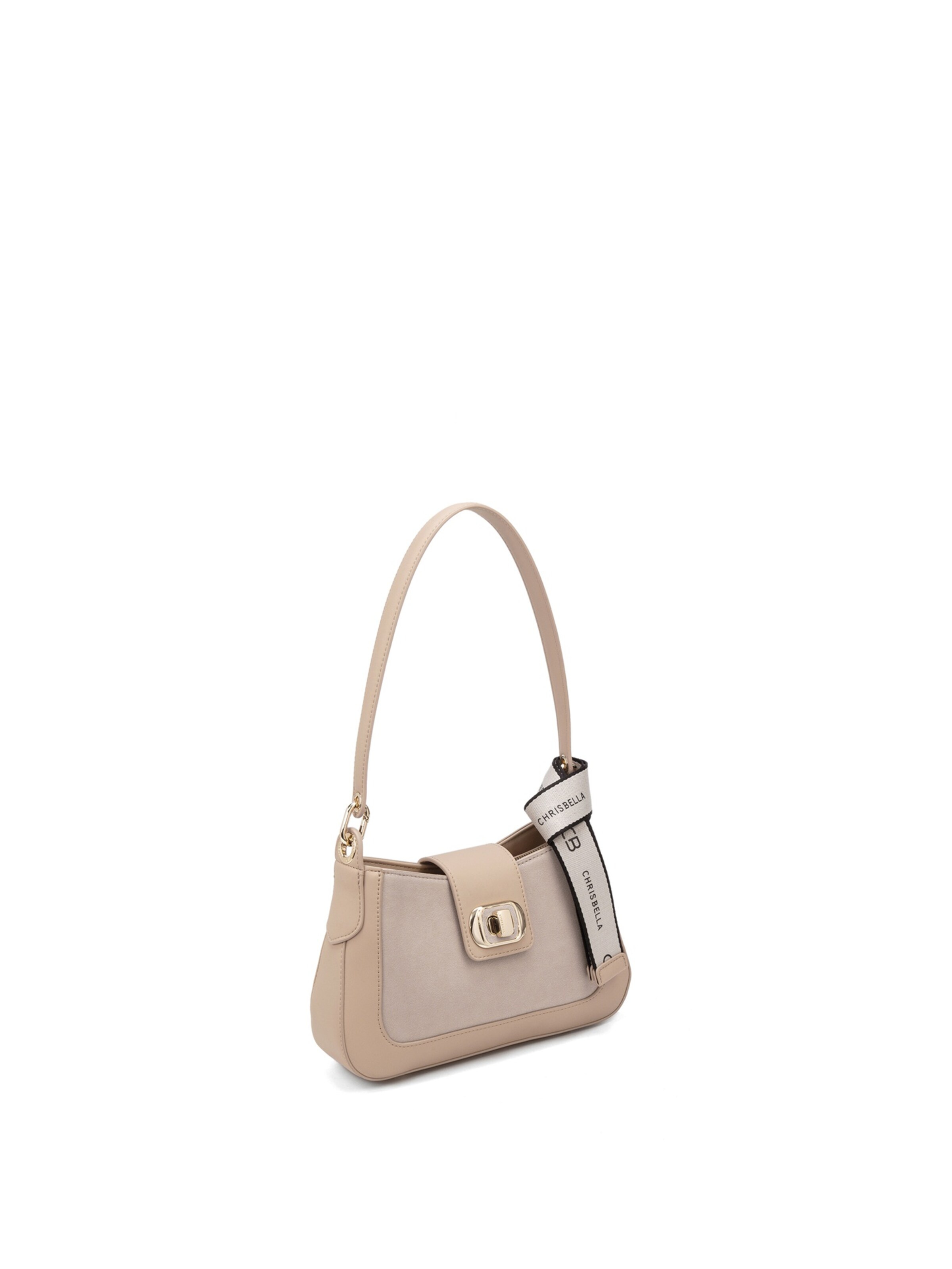 Chrisbella Shoulder Bag in Brown: front