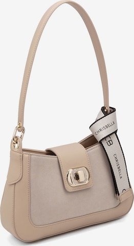 Chrisbella Shoulder Bag in Brown: front