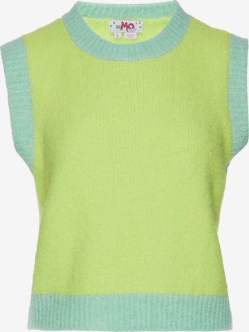 MYMO - Chaleco de punto 'Pop' en verde: frente