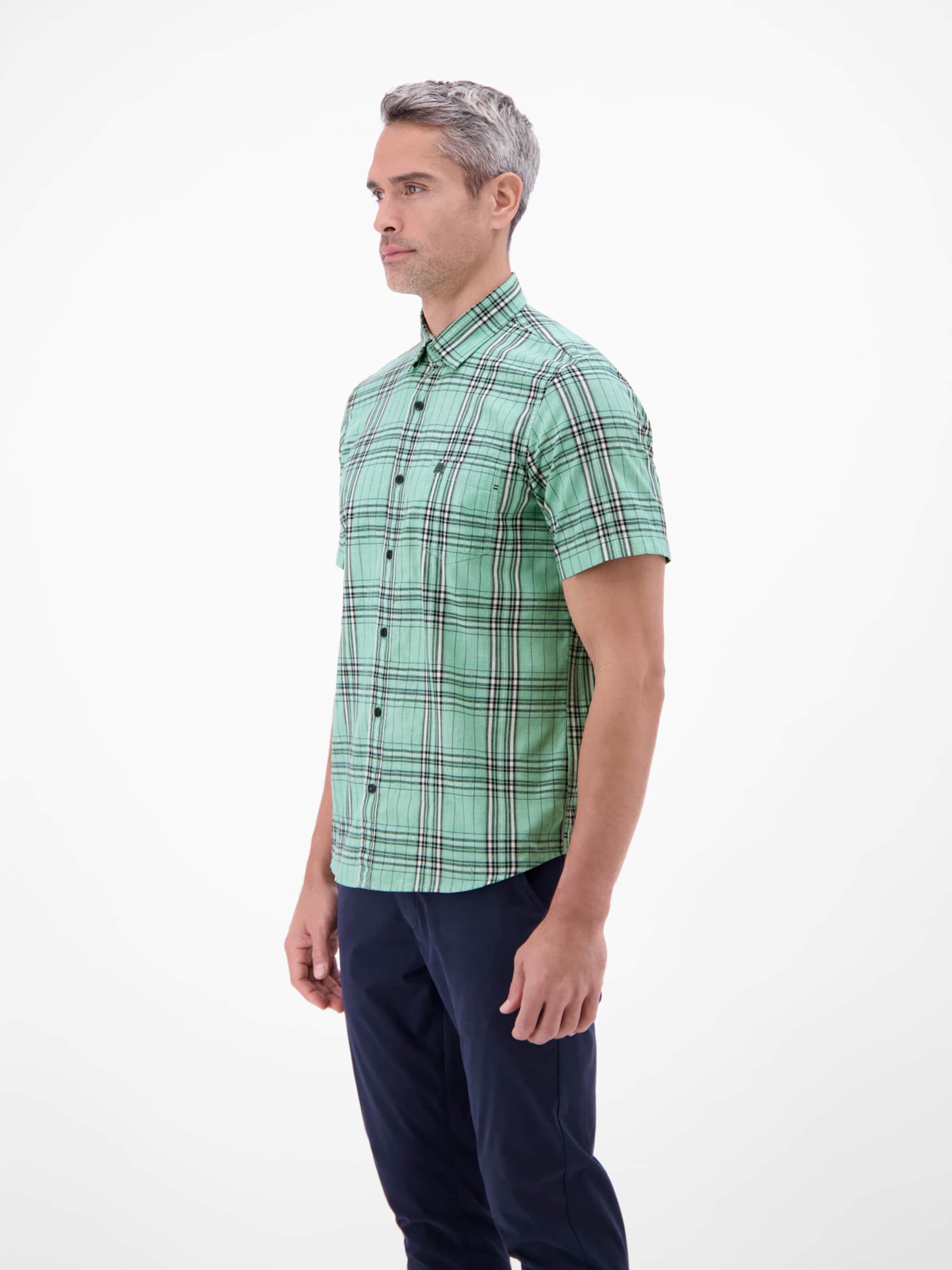 LERROS Regular fit Overhemd in Groen