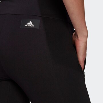 ADIDAS SPORTSWEARSkinny Sportske hlače - crna boja