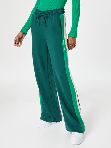 Wide leg Pantaloni 'SAFINE' di The Jogg Concept in verde: frontale