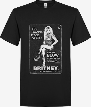 Britney Spears Collection Shirt 'Britney Spears Not That Innocent T-Shirt' in Schwarz: Vorderseite