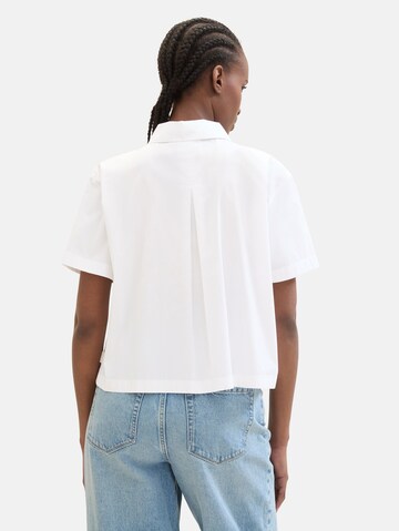 TOM TAILOR DENIM Blouse in White