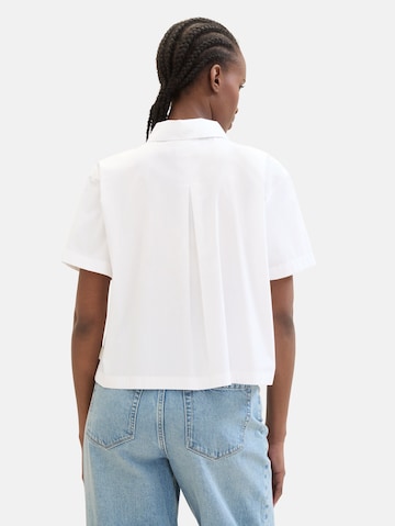 TOM TAILOR DENIM Blouse in White