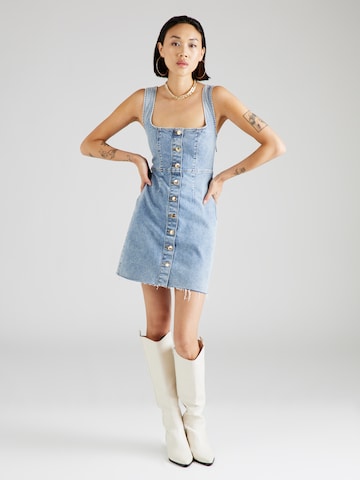 Hoermanseder x About You Dress 'Lani' in Blue: front