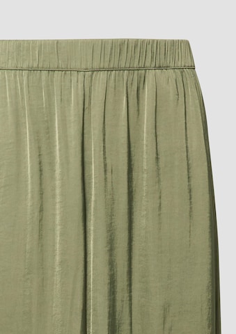 Wide Leg Pantalon s.Oliver en vert