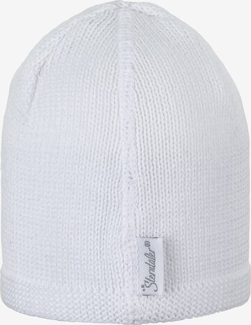 STERNTALER Beanie in White