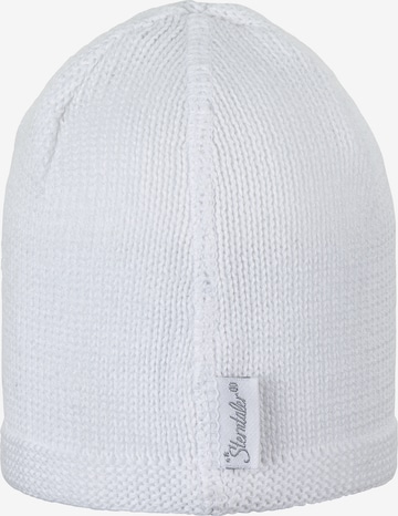 STERNTALER Beanie in White