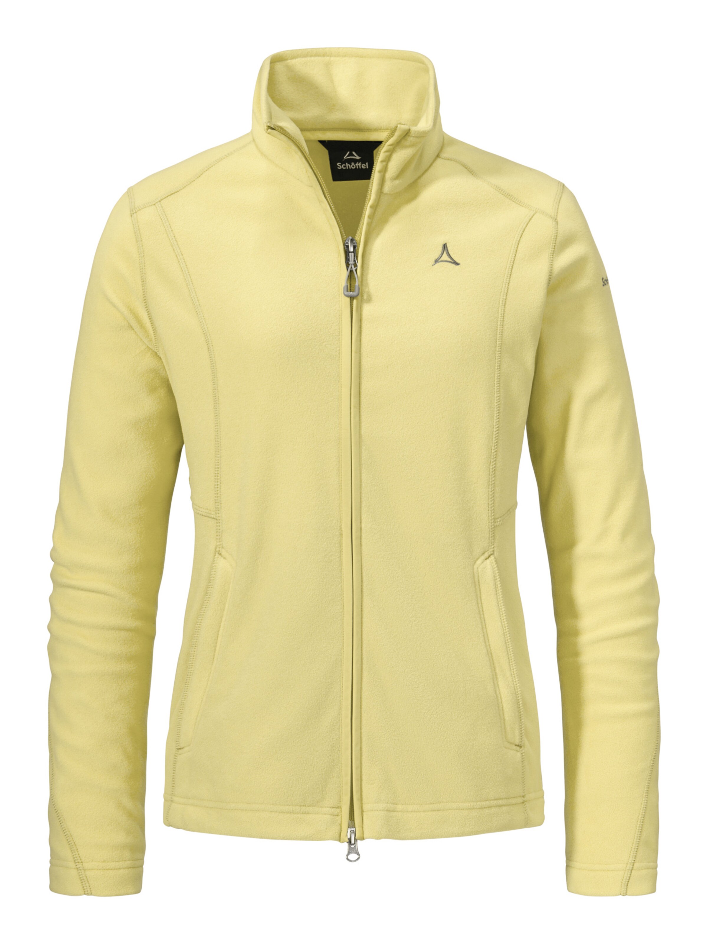 Schöffel Functionele fleece jas 'Leona3 ' in Geel: voorkant