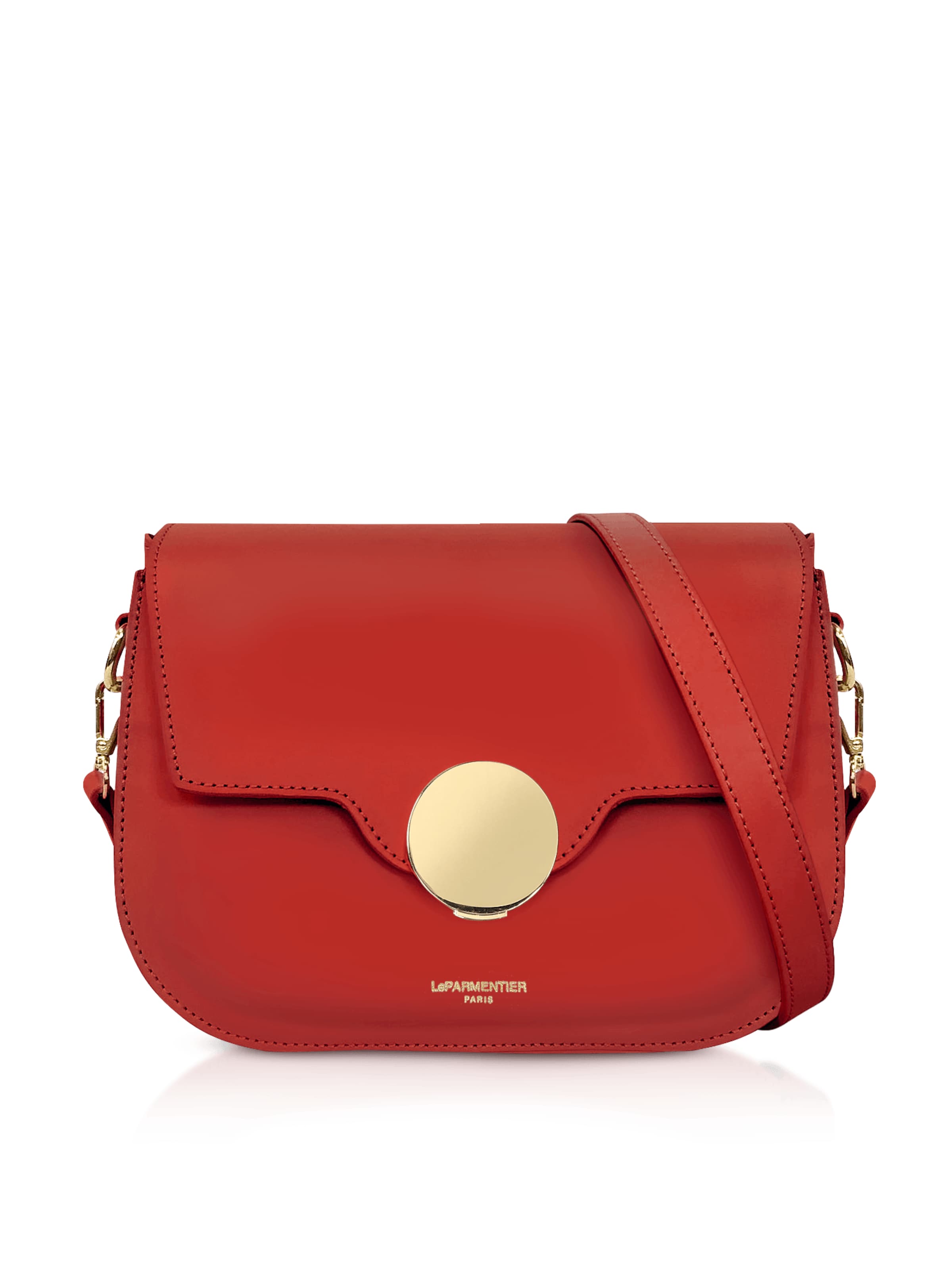 Sac bandoulière 'San Pedro' LeParmentier en rouge : devant