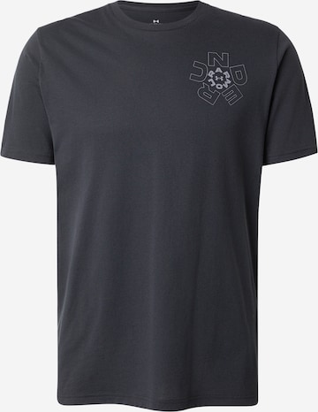 UNDER ARMOUR Funktionsshirt 'Radial' in Schwarz: Vorderseite