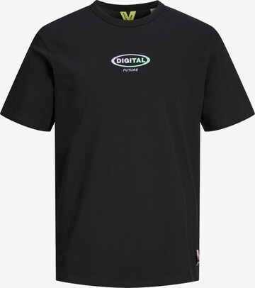 T-Shirt 'NATURA' JACK & JONES en noir : devant