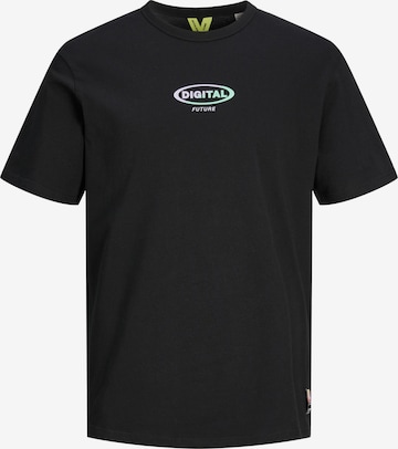 JACK & JONES T-shirt 'NATURA' i svart: framsida