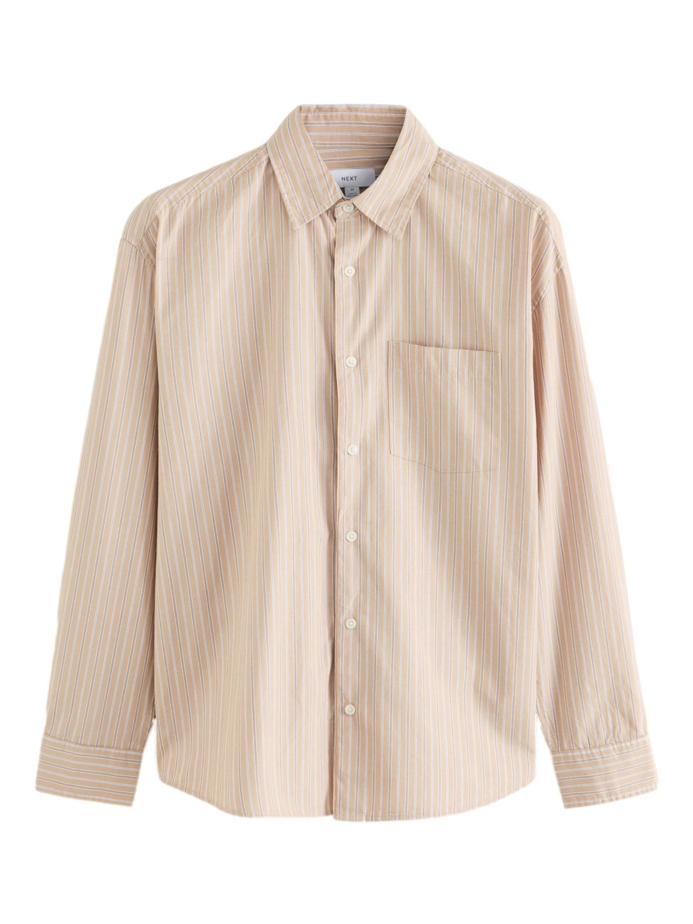 Next Средняя посадка Рубашка в Бежевый: спереди