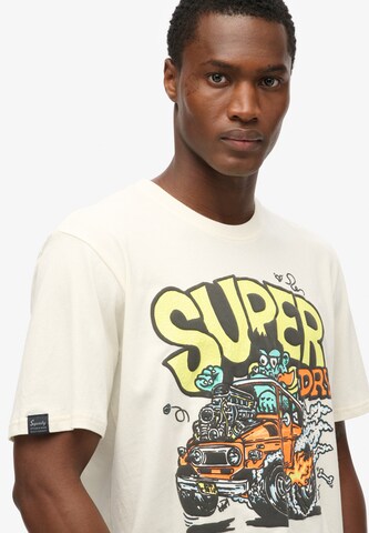 Superdry Shirt 'Dragnut Odd Rods' in White