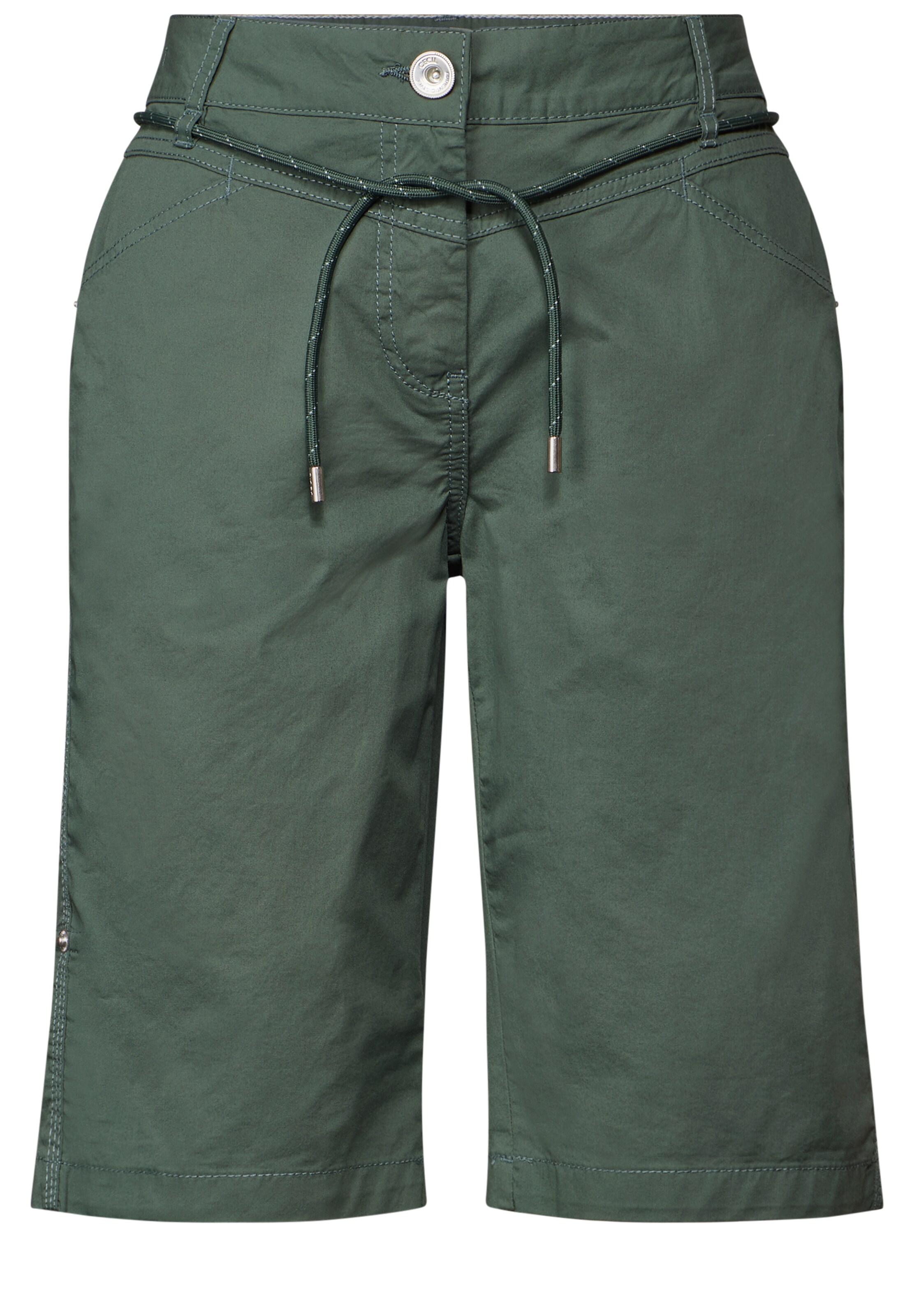 CECIL Shorts in Grün: Vorderseite