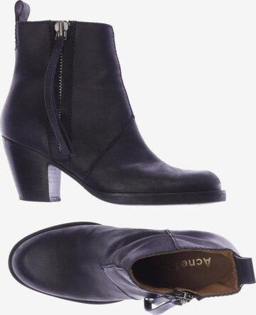 Acne Studios Stiefelette 36 in Schwarz: predná strana