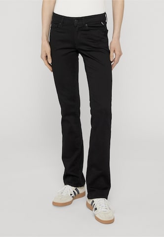 Bootcut Jeans 'NEWLUZ' de la REPLAY pe negru: față