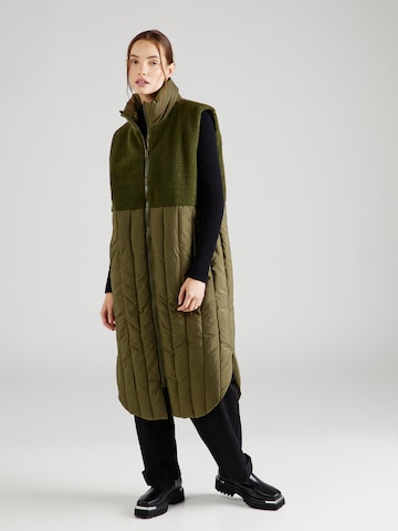 Gilet 'OLGA' di Freequent in verde: frontale