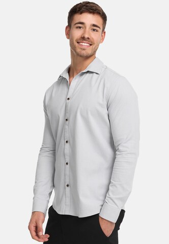JEFF Regular fit Overhemd ' Earman ' in Wit