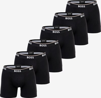 BOSS Boxershorts in schwarz / weiß, Produktansicht