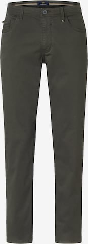 REDPOINT Regular Pants in Green: front