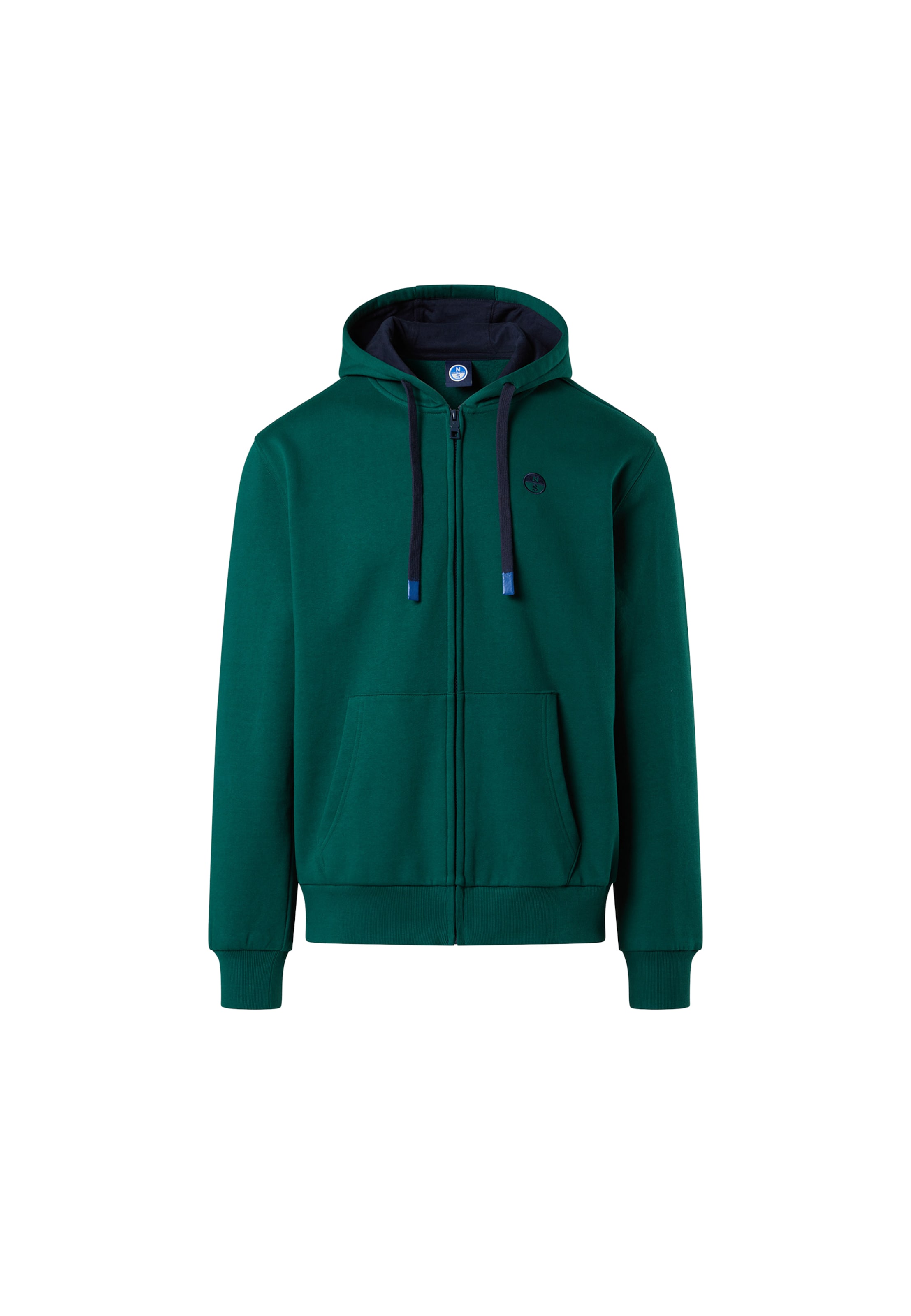 Veste de survêtement North Sails en vert : devant