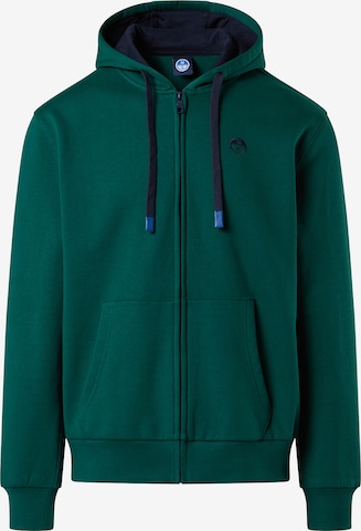 Veste de survêtement North Sails en vert : devant