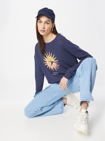 ROXY Shirt 'LOVE SUNSET' in Blau