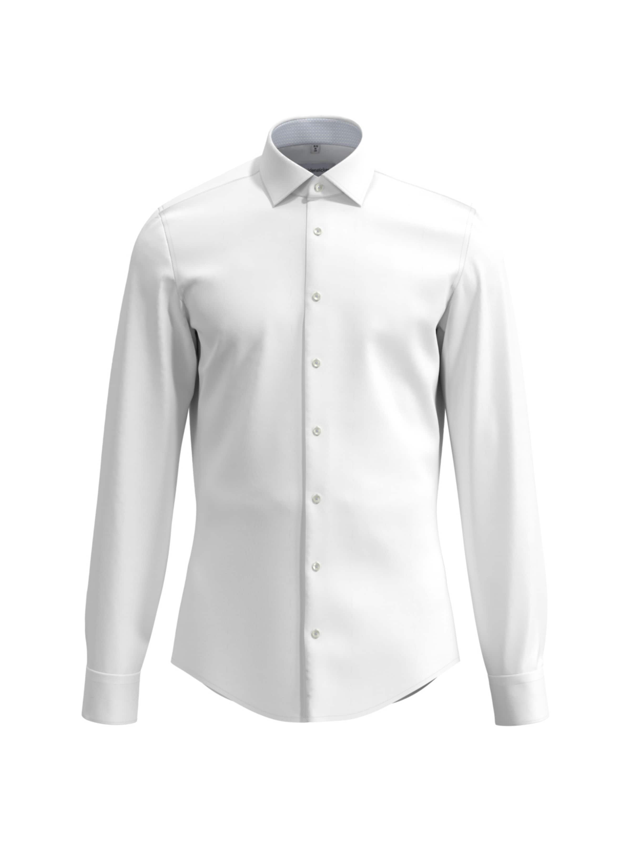 SEIDENSTICKER Regular fit Zakelijk overhemd 'Shaped' in Wit: voorkant