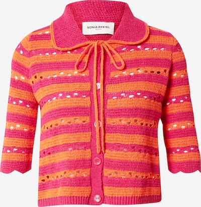 Geacă tricotată Sonia Rykiel pe portocaliu / fucsia, Vizualizare produs