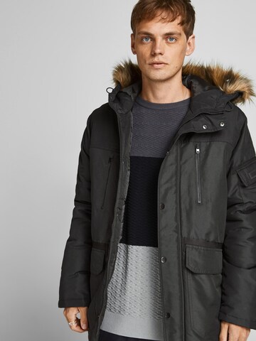 JACK & JONES Parka 'Globe' in Schwarz