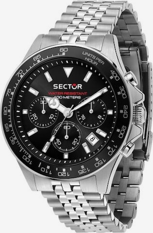 SECTOR Analog Watch '230' in Black: front