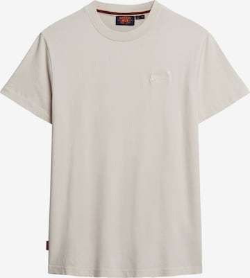 T-Shirt 'Essential' Superdry en beige : devant