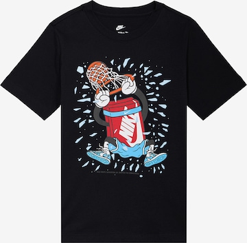 Nike Sportswear - Camiseta 'DUNK' en negro: frente