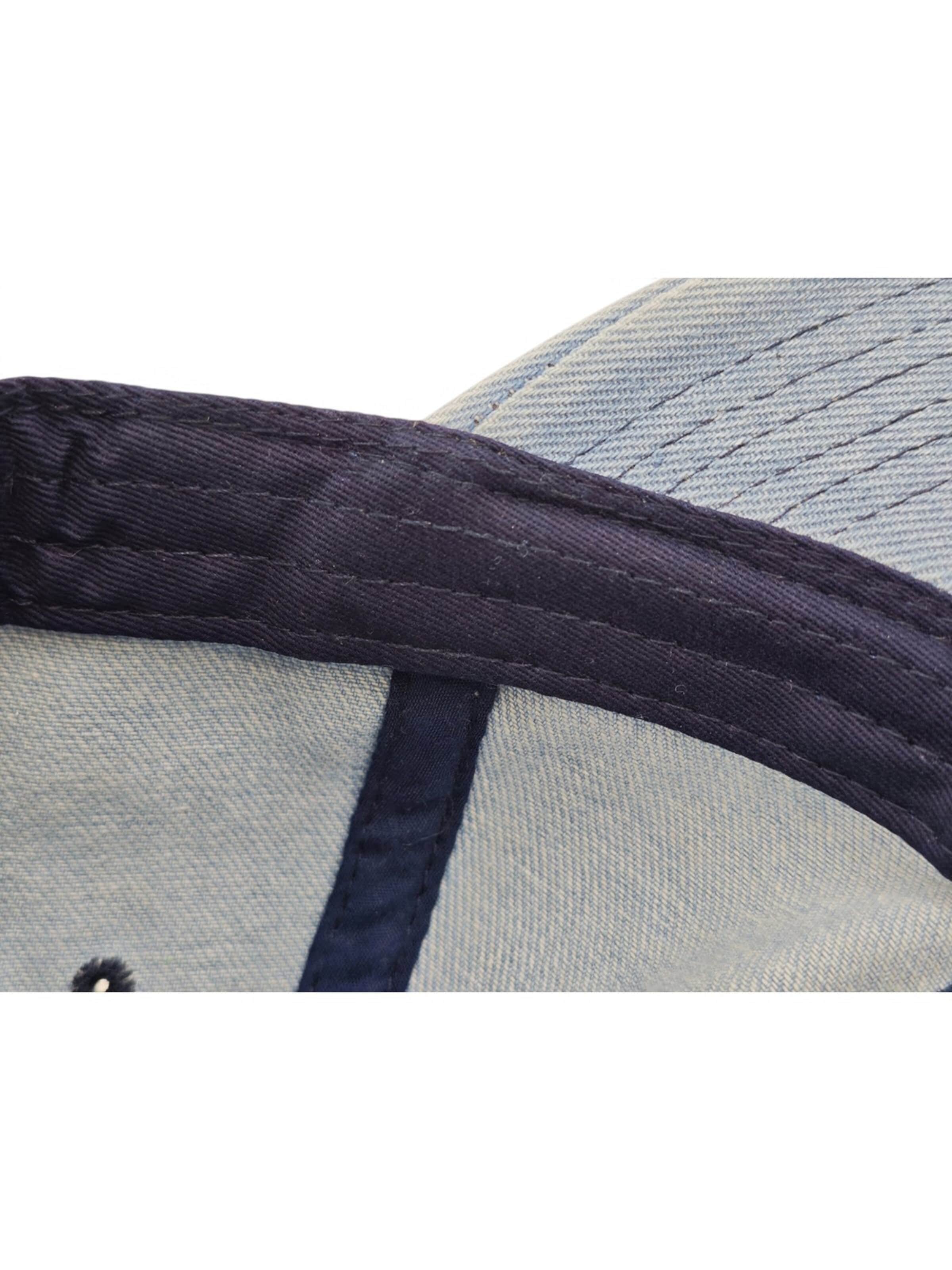 styleBREAKER Cap 'Jeans Baseball Cap' in Blue