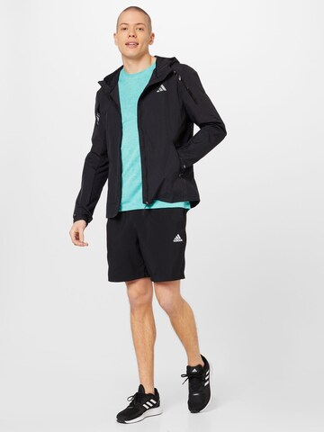ADIDAS PERFORMANCE Športna jakna 'Marathon Warm-Up' | črna barva