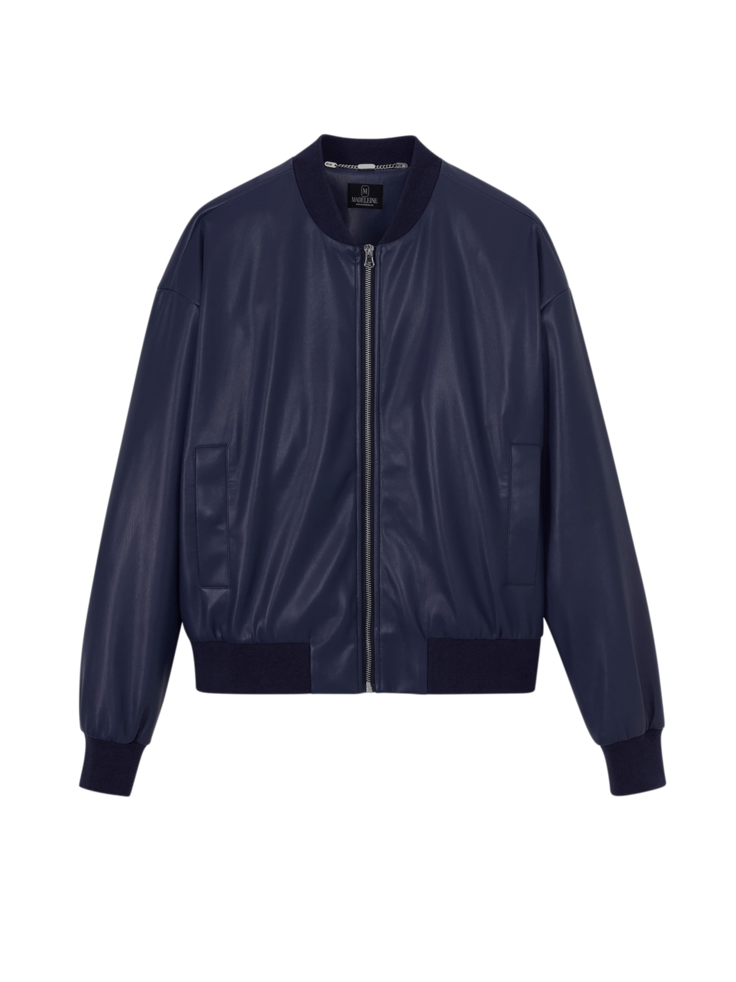 Veste mi-saison MADELEINE en bleu : devant