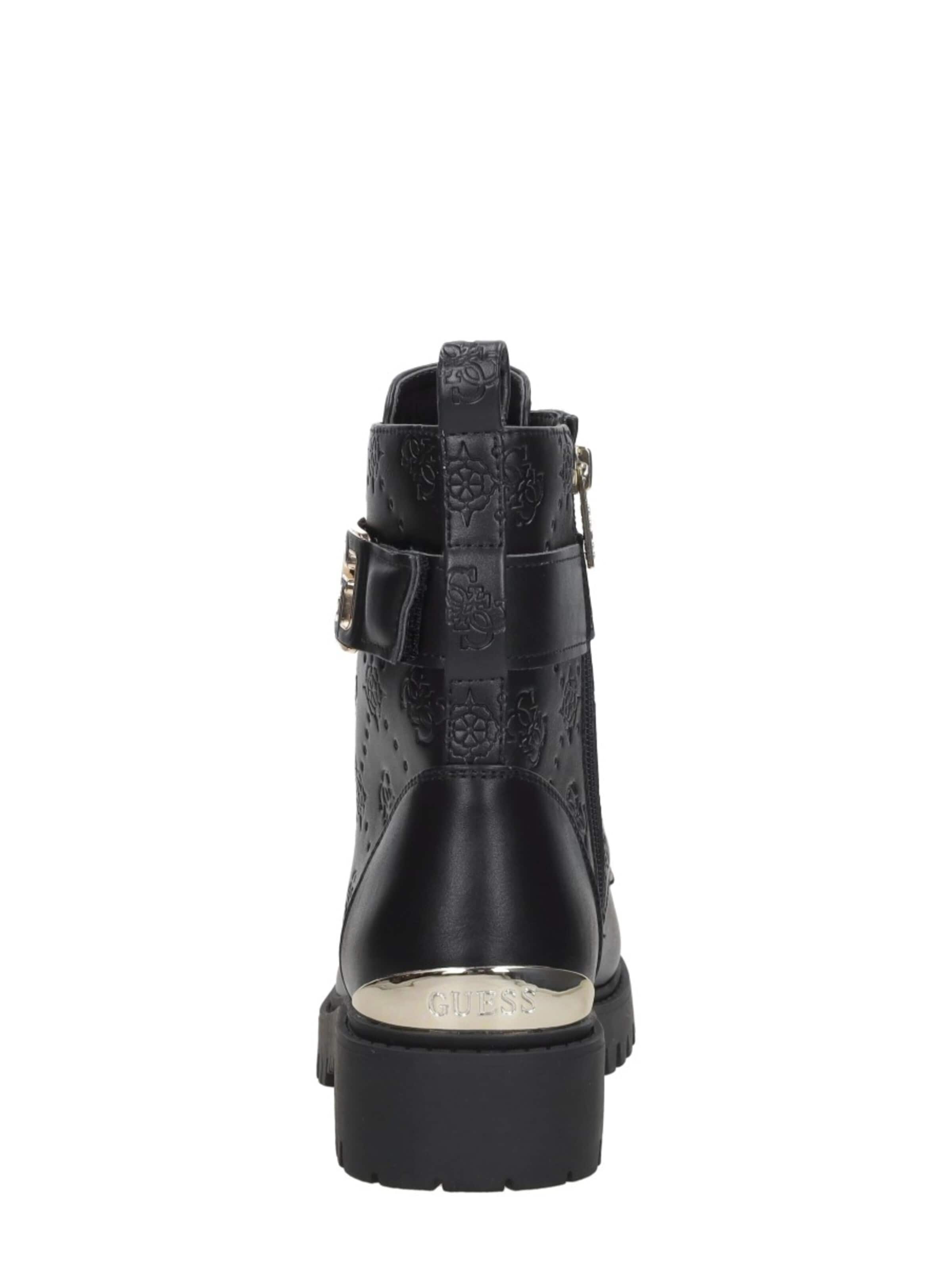 Bottines à lacets 'Oranda' GUESS en noir