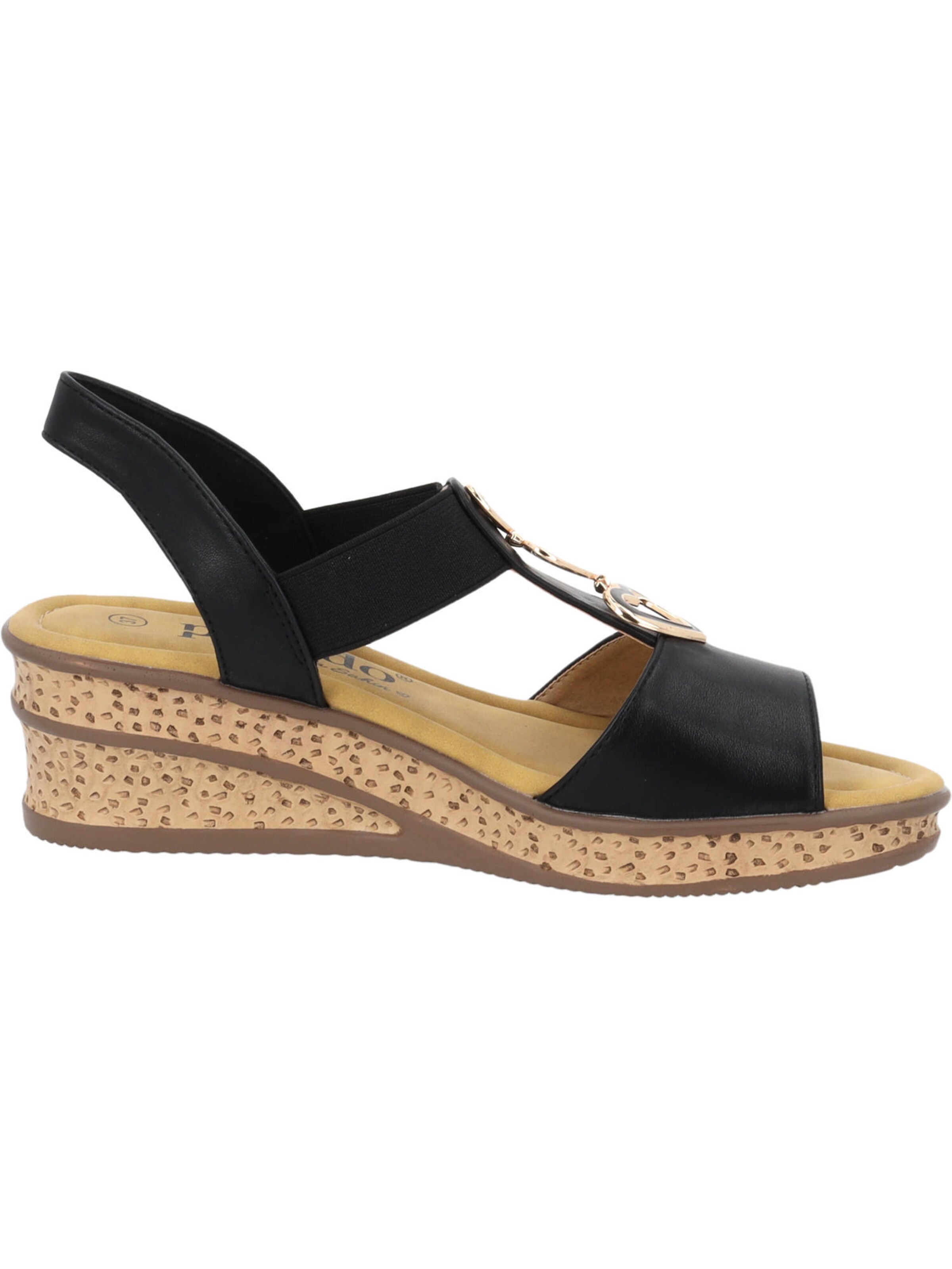 Palado by Sila Sahin Sandaal 'Selri' in Zwart