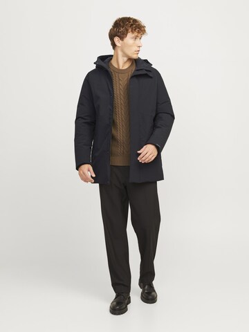 JACK & JONES Зимна парка 'JJEKeen' в черно