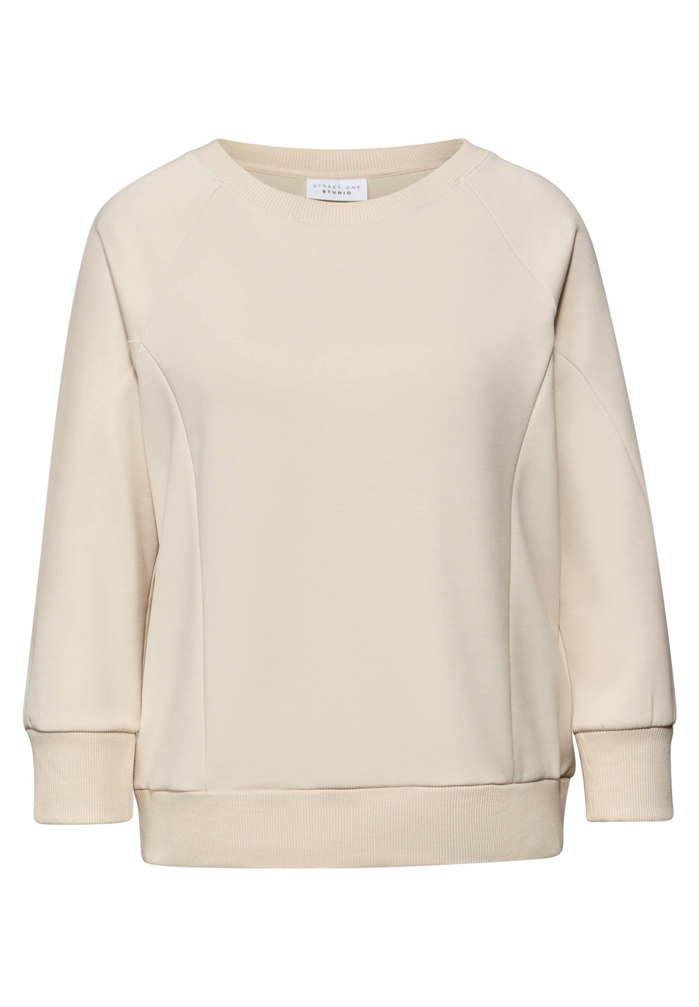 Street One Studio Sweatshirt in Beige: front