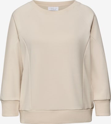 Street One Studio Sweatshirt in Beige: front
