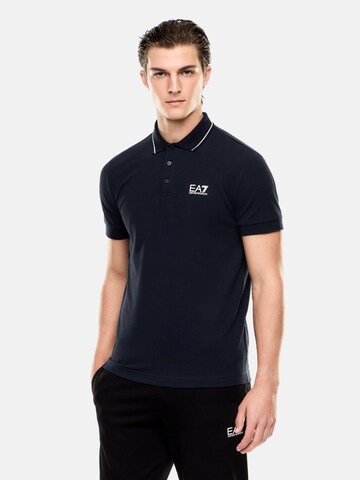 EA7 Emporio Armani Μπλουζάκι 'Core Identity' σε μπλε: μπροστά