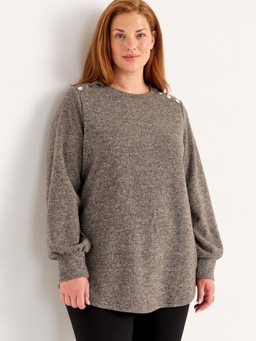 Cellbes of Sweden Sweater in Brown: front