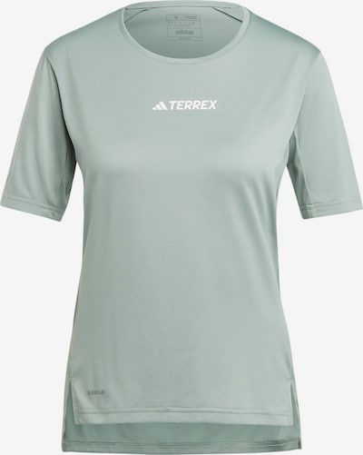 ADIDAS TERREX Funktionsshirt 'Multi' in hellgrün / weiß, Produktansicht